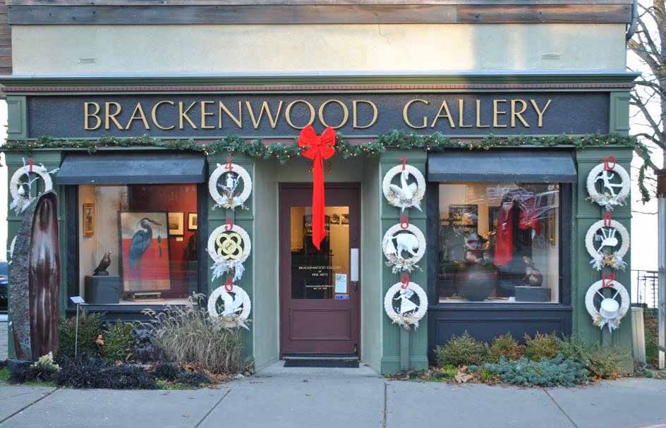 Deck the doors holiday gallery in Langley