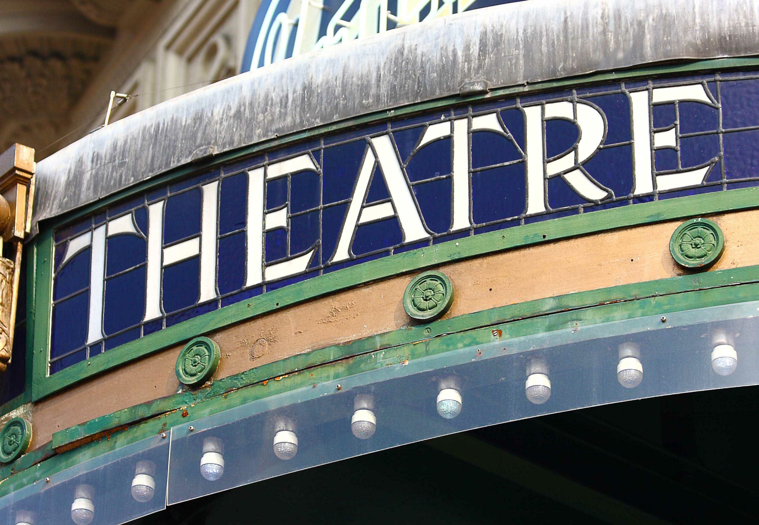 movie theatre and film festival sign