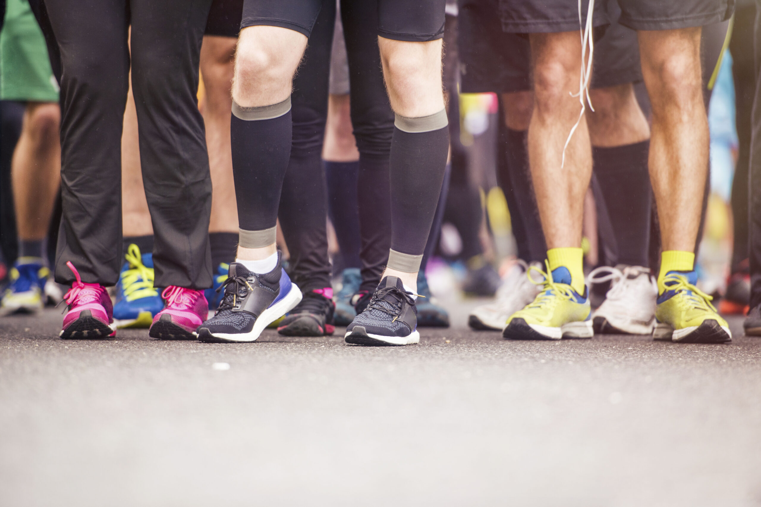 runners at Whidbey Island marathon