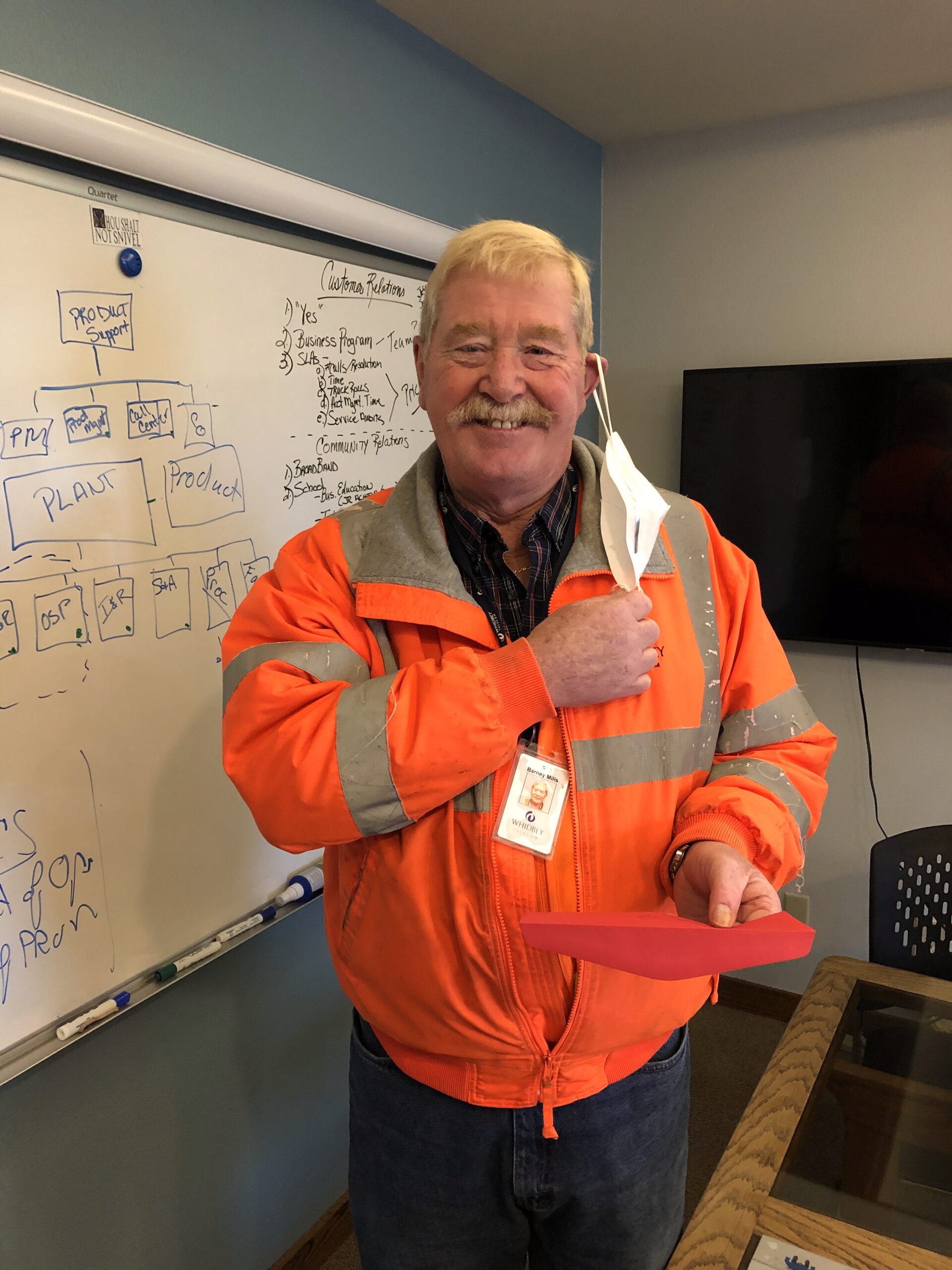 Remembering Barney Mills at Whidbey Telecom